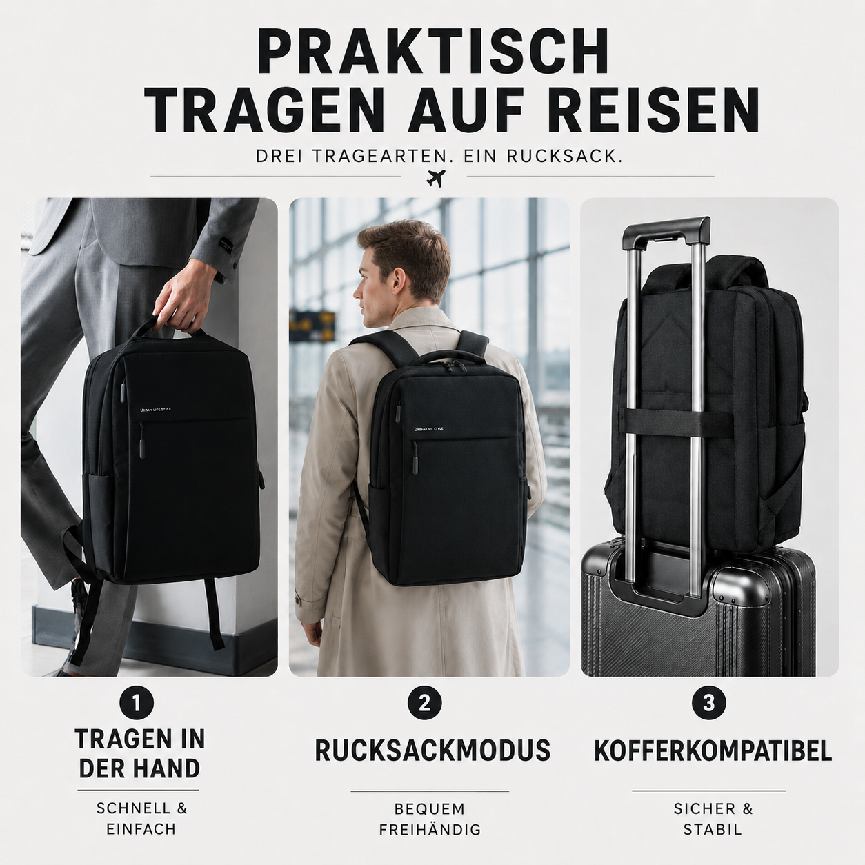 Nordspur | Wasserdichter Laptop-Rucksack