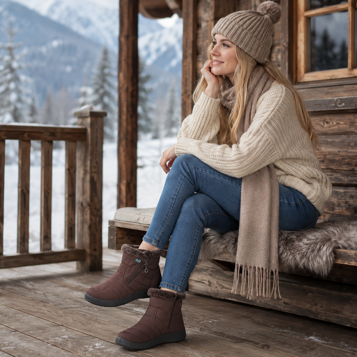Nordspur | Wasserdichte Knöchel-Winterstiefel