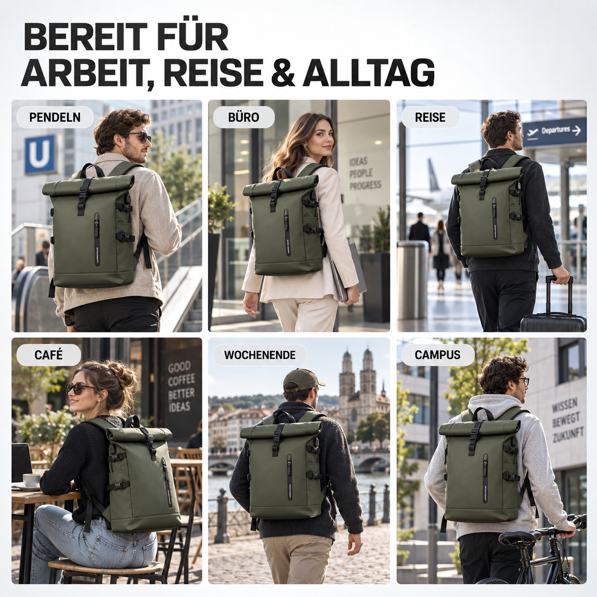 Nordspur | Wayfold Rolltop-Rucksack