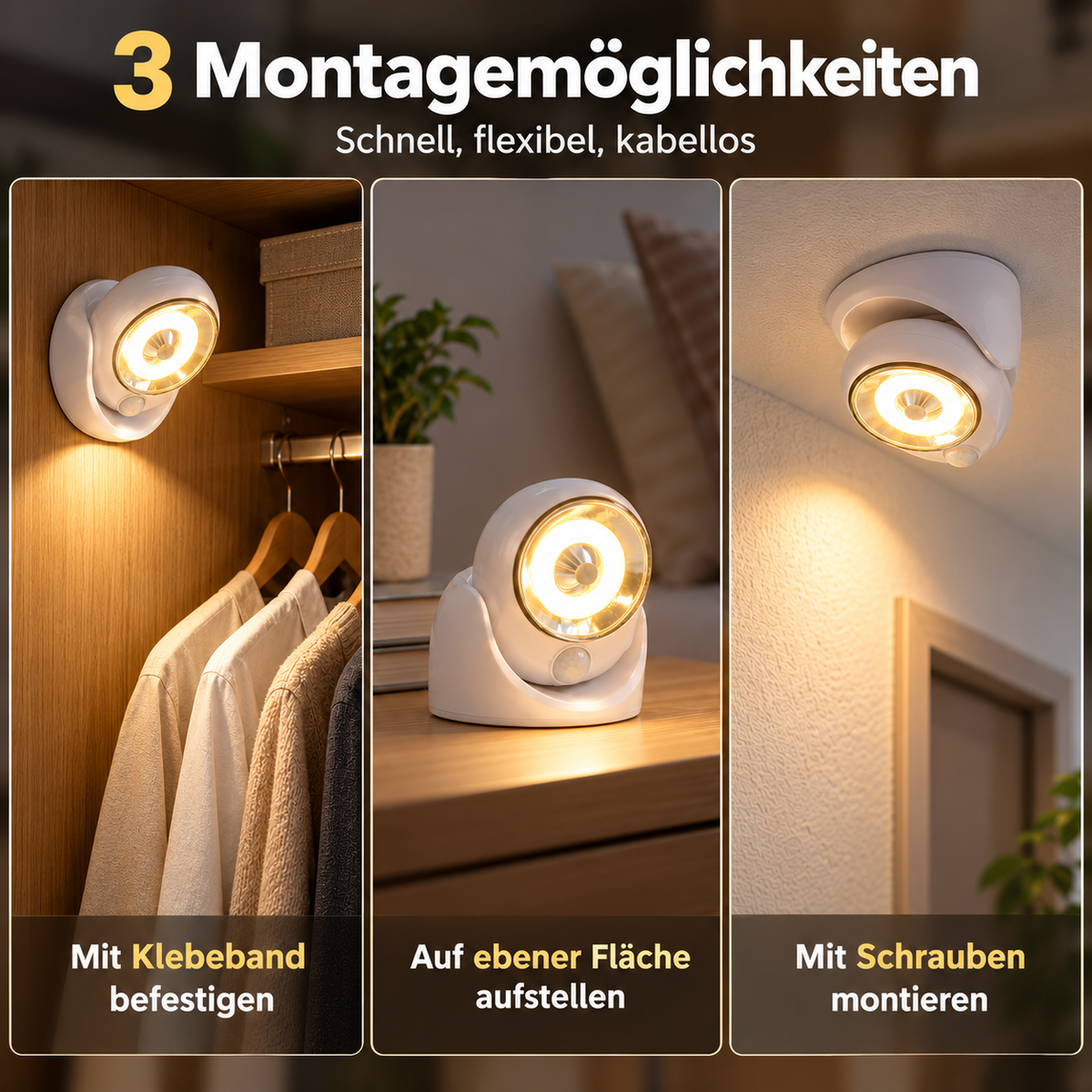 Nordspur | Wetterfeste LED-Bewegungsleuchte