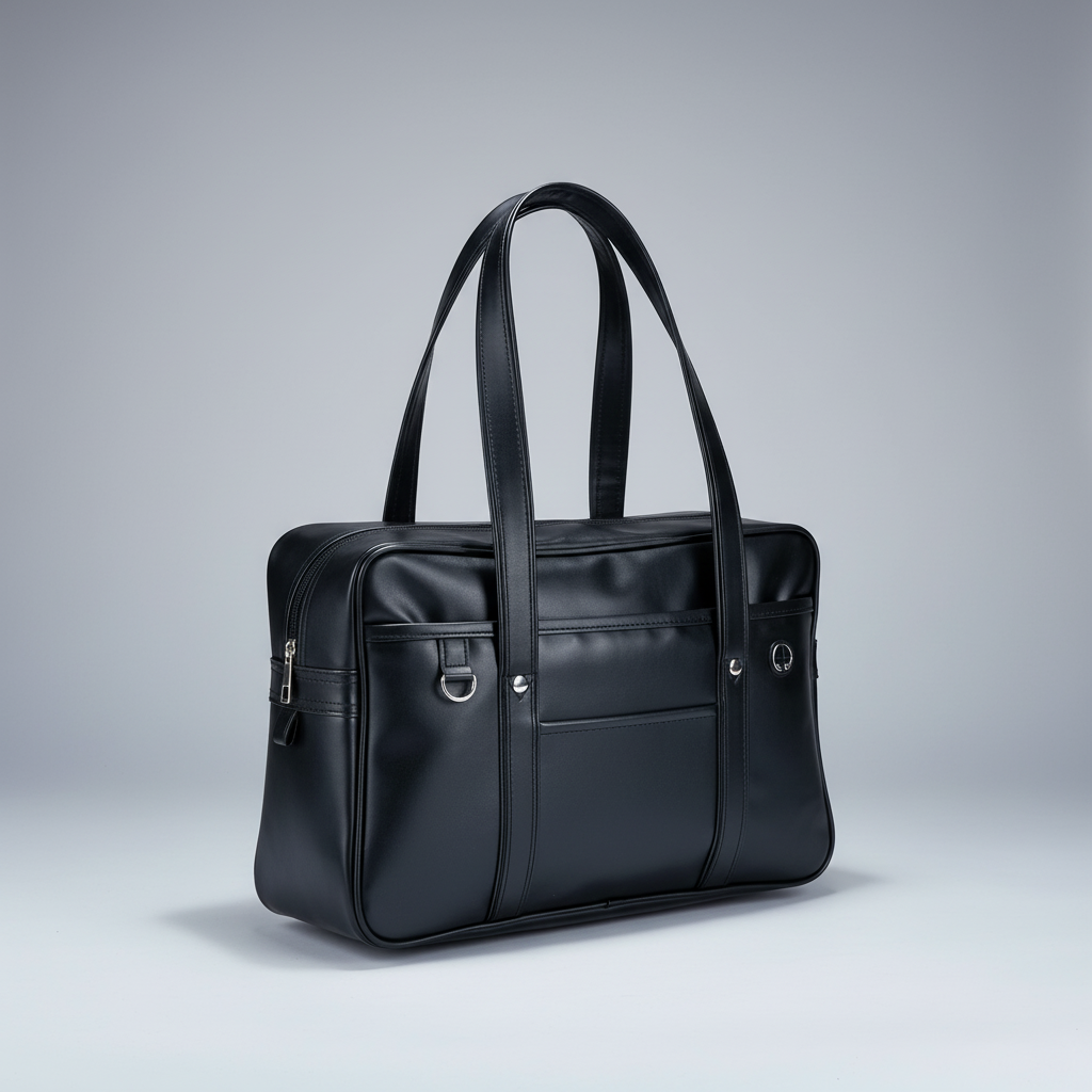 Nordspur | Wide Structured PU Leather Tote