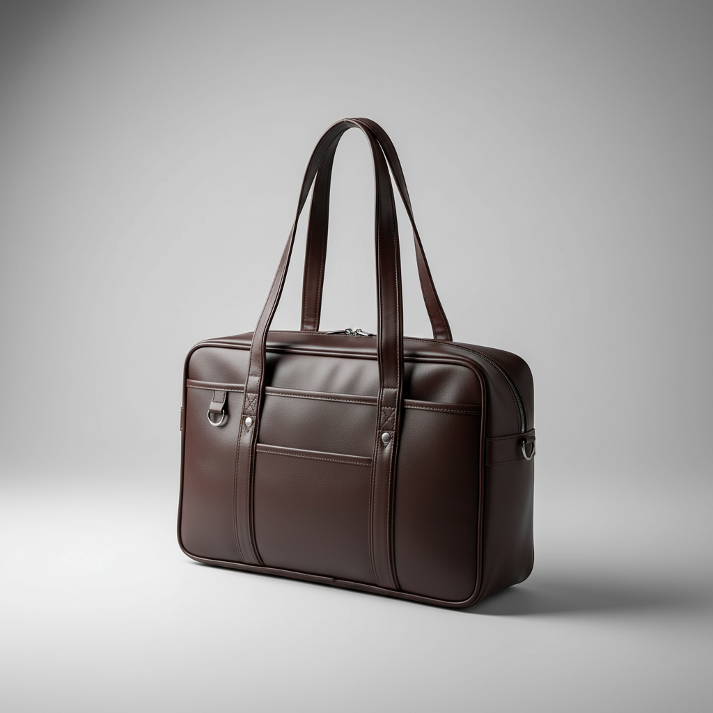 Nordspur | Wide Structured PU Leather Tote