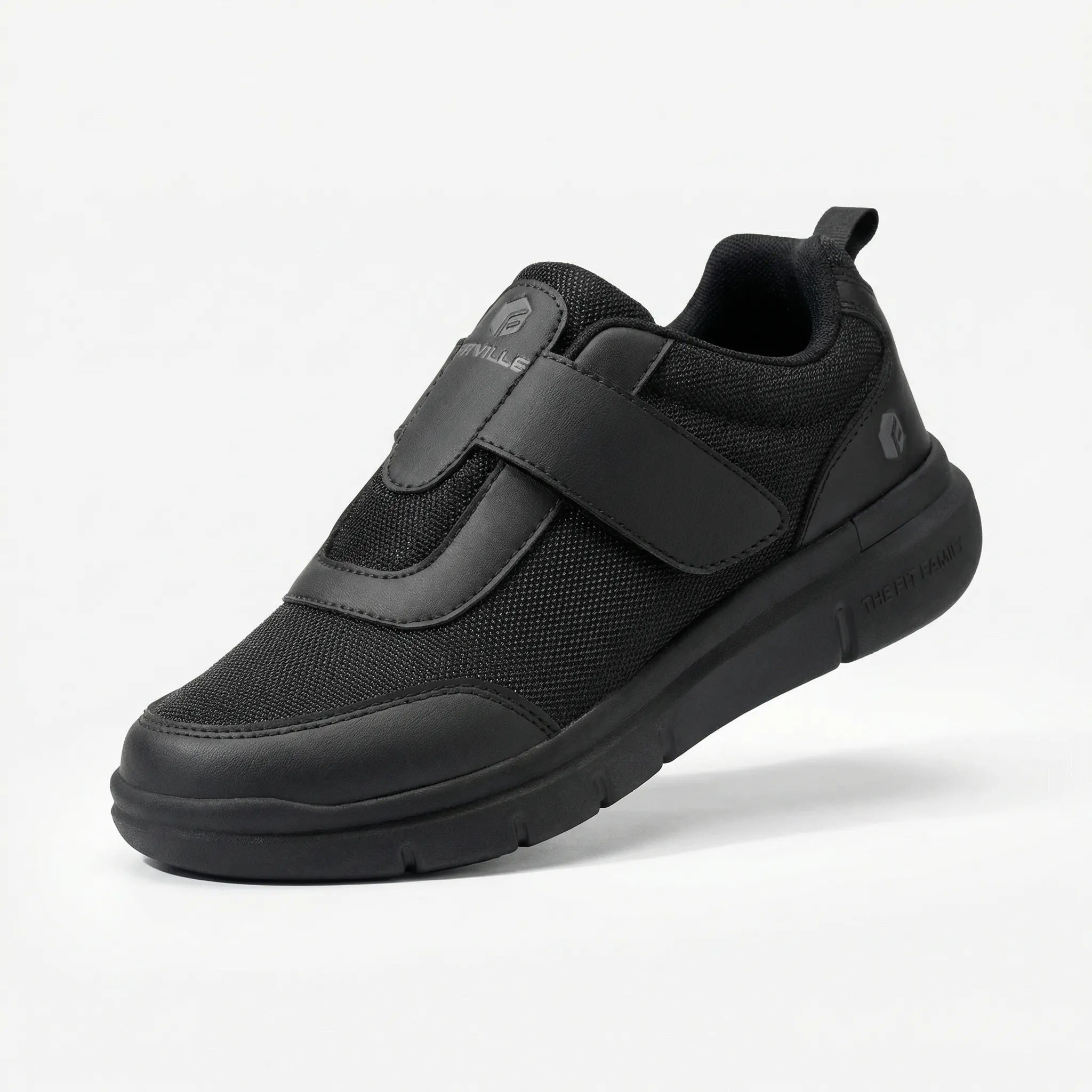 Extrabreite Gehschuh mit Klettverschluss gepolsterter Sohle