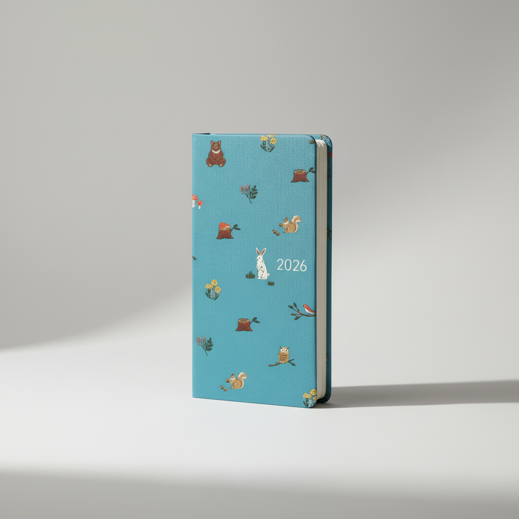 A5 Schülerplaner mit Wildtier-Motiven rutschfester Gewohnheits-Tracker