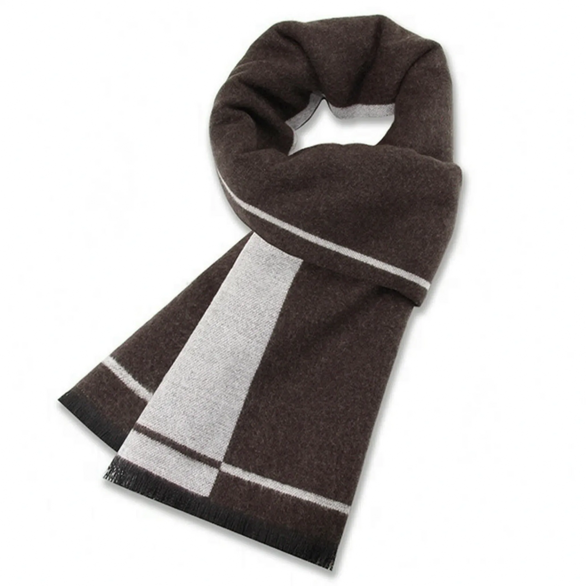 Nordspur | WinterWeave Klassischer Karierter Herrenschal