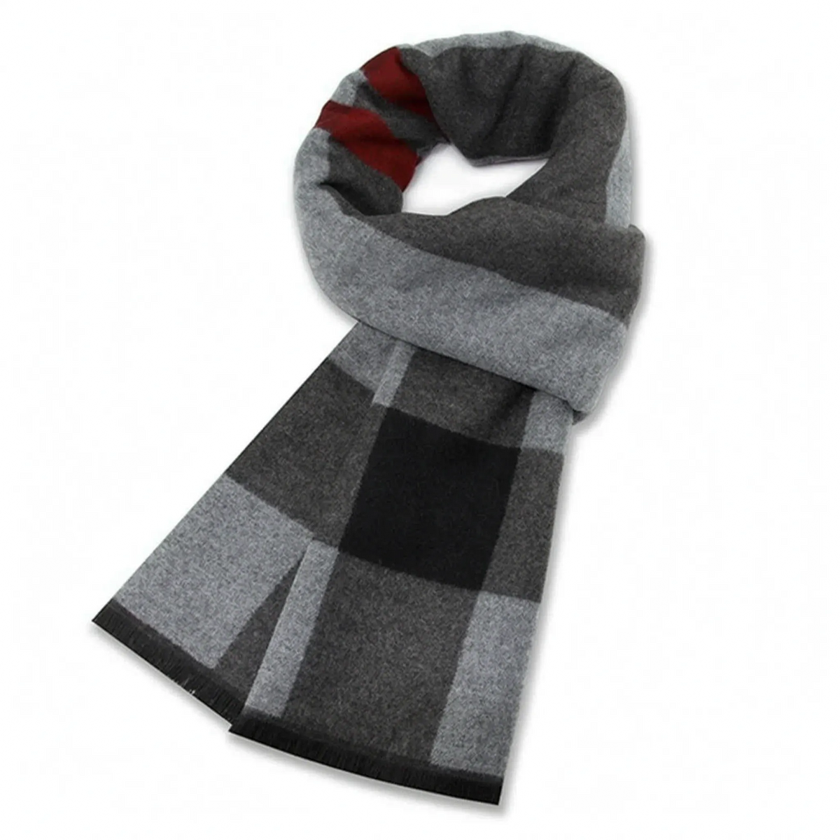 Nordspur | WinterWeave Klassischer Karierter Herrenschal