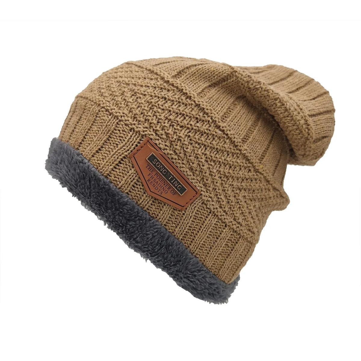 Nordspur | Winterwelle Gefütterte Strickmütze Für Herren