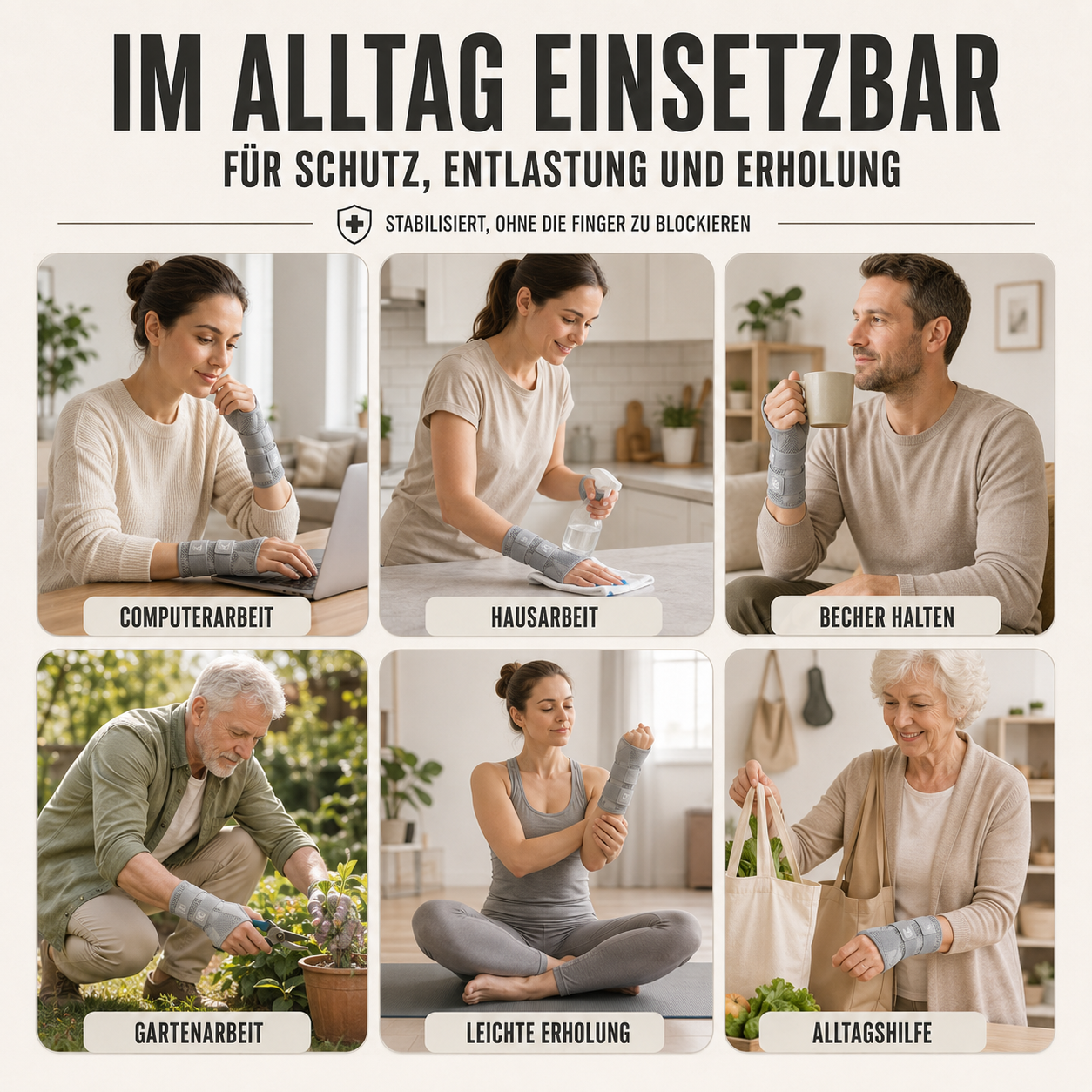 Nordspur | Wristalyn Halbfinger-Handgelenkstütze