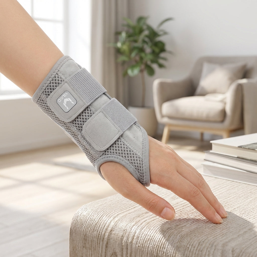 Halbfinger-Handgelenkstütze zur Stabilisierung und Schmerzlinderung
