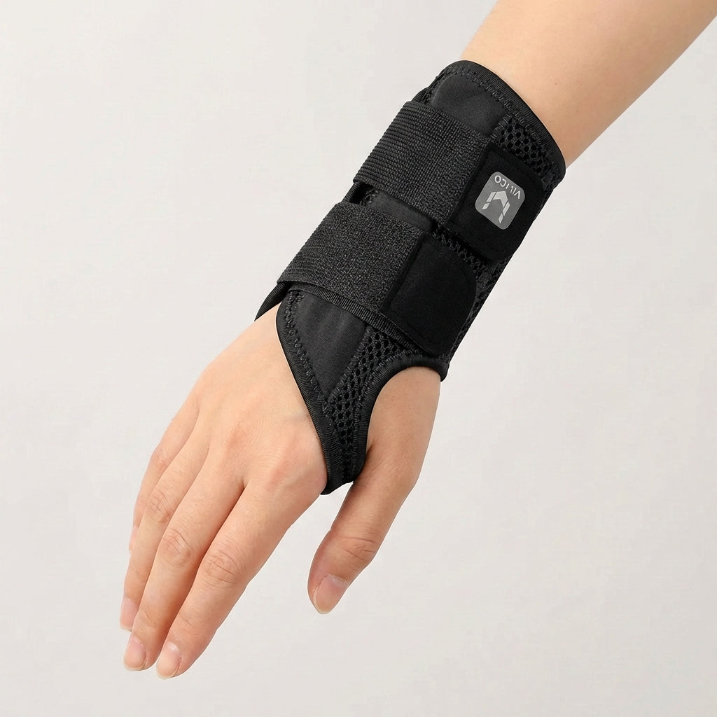 Halbfinger-Handgelenkstütze zur Stabilisierung und Schmerzlinderung