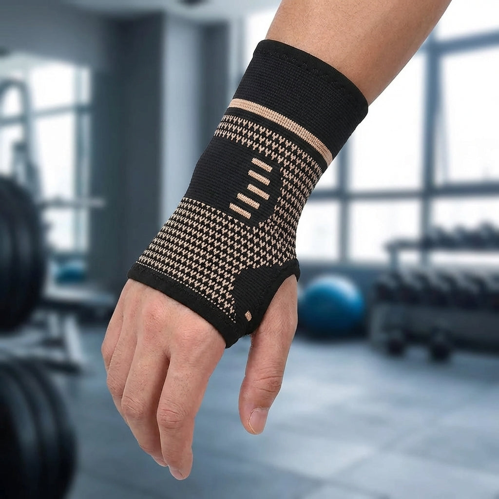 Elastische Handgelenkstütze mit Kompression für Sport und Alltag