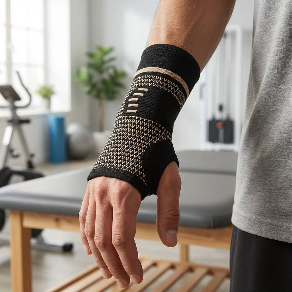 Kompressions-Handgelenkbandage für Sport und Alltag, atmungsaktiv