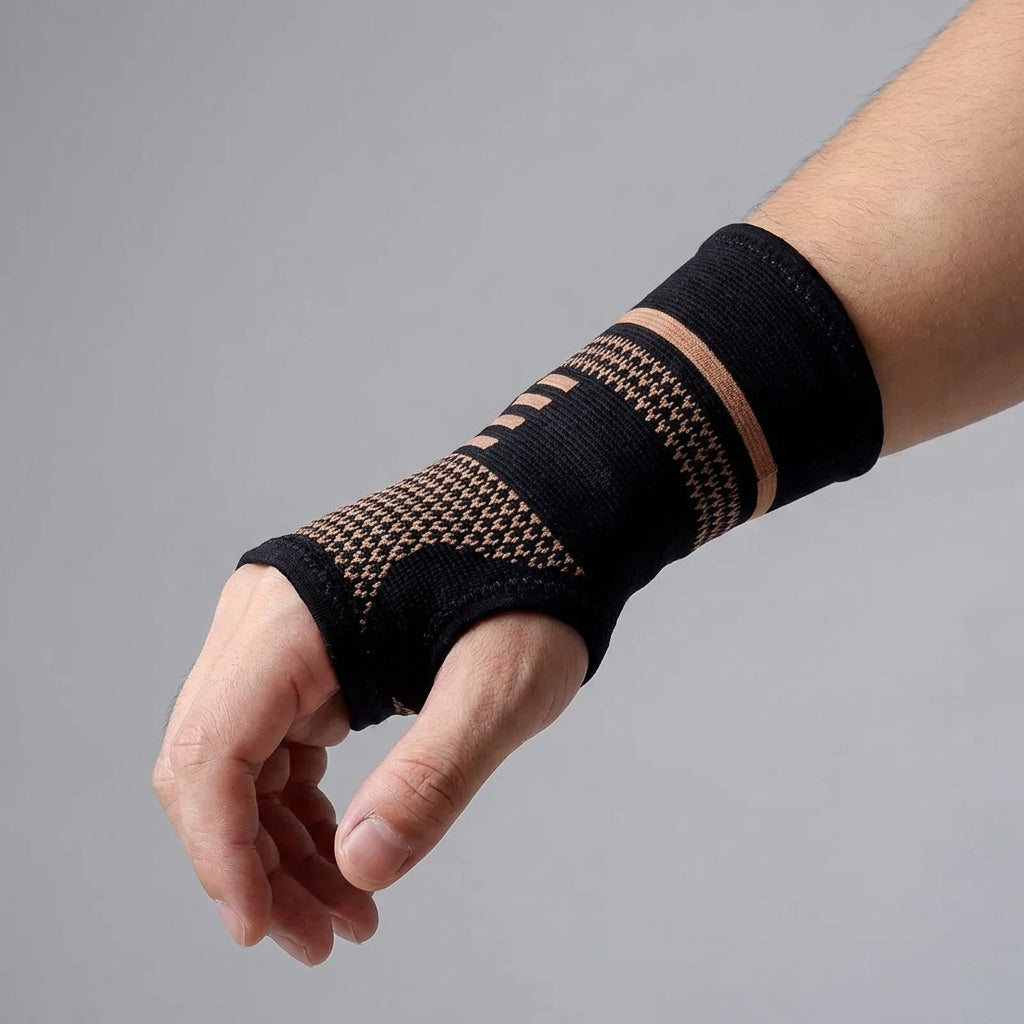Kompressions-Handgelenkbandage für Sport und Alltag, atmungsaktiv