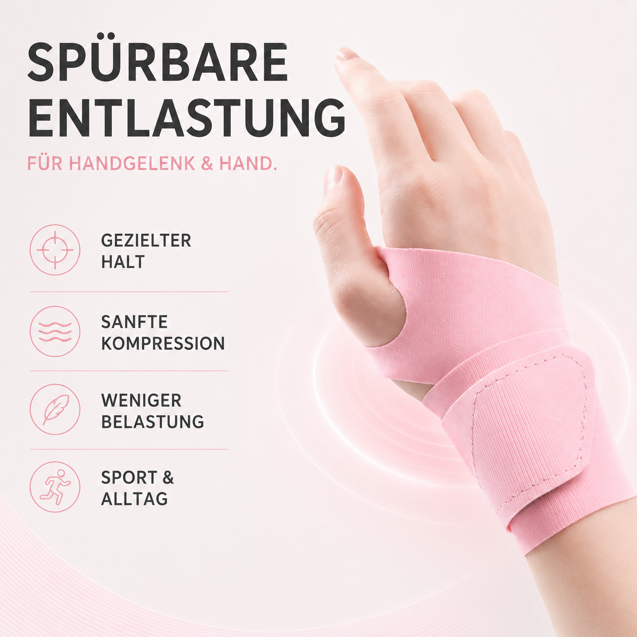 Nordspur | Wristiva Ultraleichte Handgelenkstütze