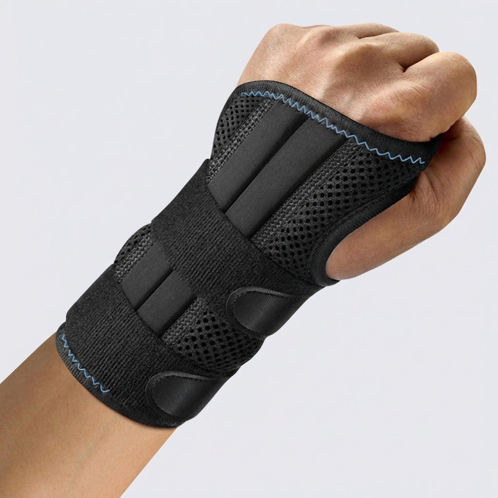 Verstellbare Handgelenkbandage mit Schienen zur Stabilisierung bei Schmerzen