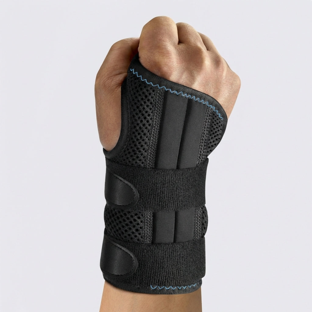 Verstellbare Handgelenkbandage mit Schienen zur Stabilisierung bei Schmerzen