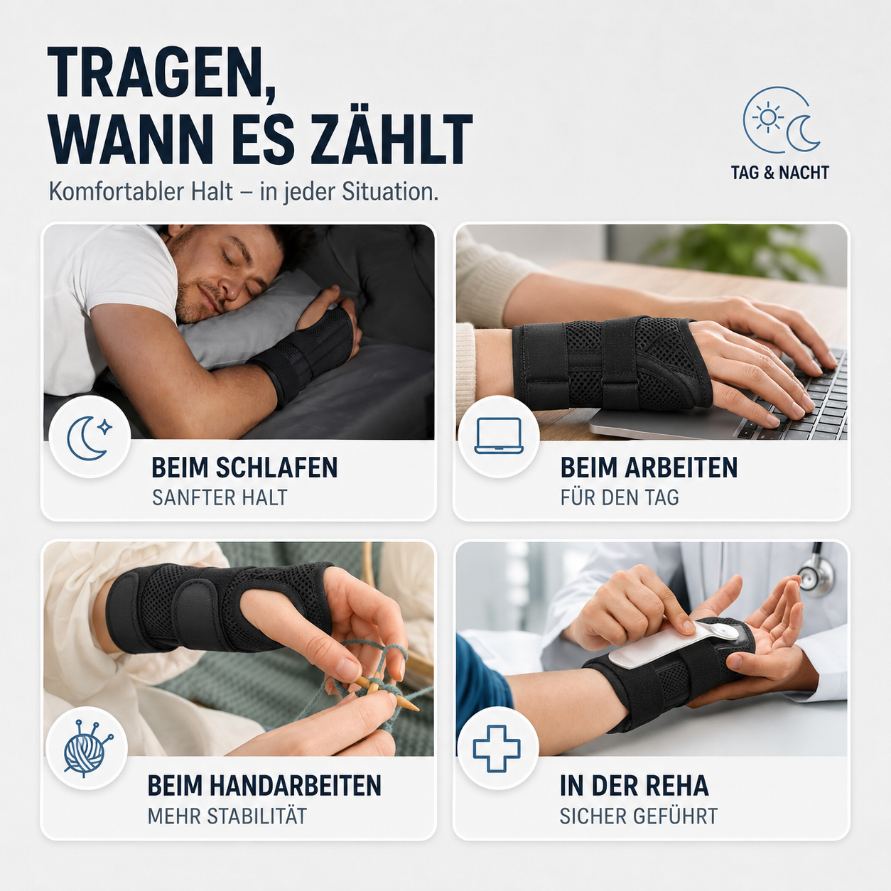 Nordspur | Wristive Verstellbare Handgelenk-Stabilisierungsbandage