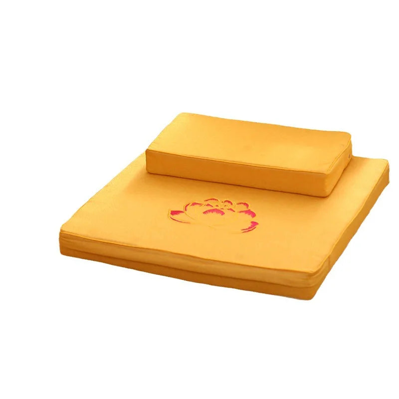 Gepolstertes Meditationskissen mit Bolster rutschfeste Basis