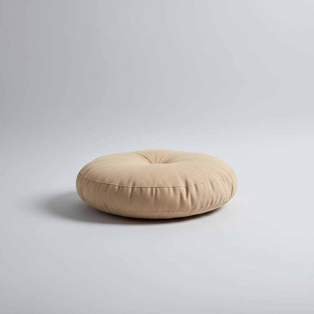 Rundes Bodensitzkissen mit Steppung Meditation ergonomisch