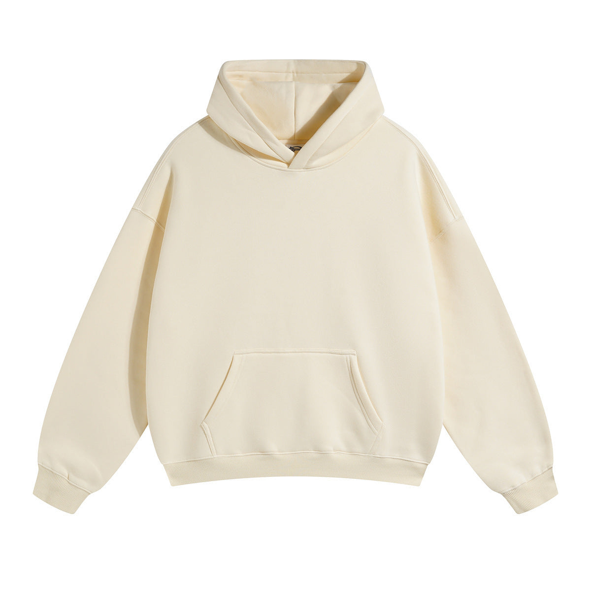 Unisex-Kapuzensweatshirt aus Bio-Baumwolle in lockerer Passform, mit Kängurutasche