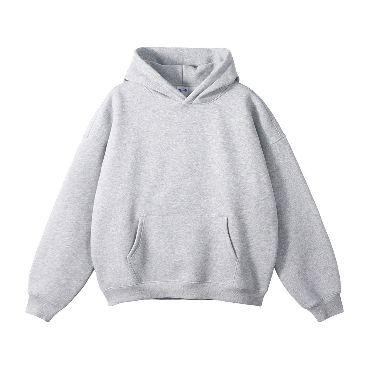 Unisex-Kapuzensweatshirt aus Bio-Baumwolle in lockerer Passform, mit Kängurutasche