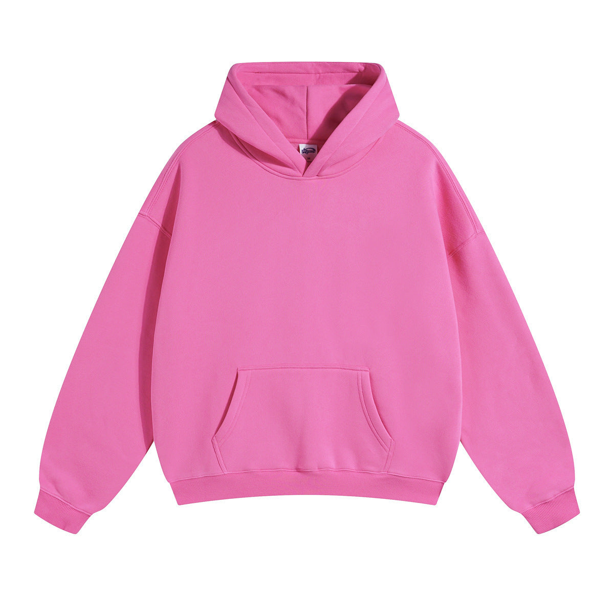 Unisex-Kapuzensweatshirt aus Bio-Baumwolle in lockerer Passform, mit Kängurutasche