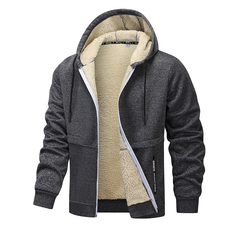 Nordspur | Schwere Kapuzenjacke mit Reißverschluss