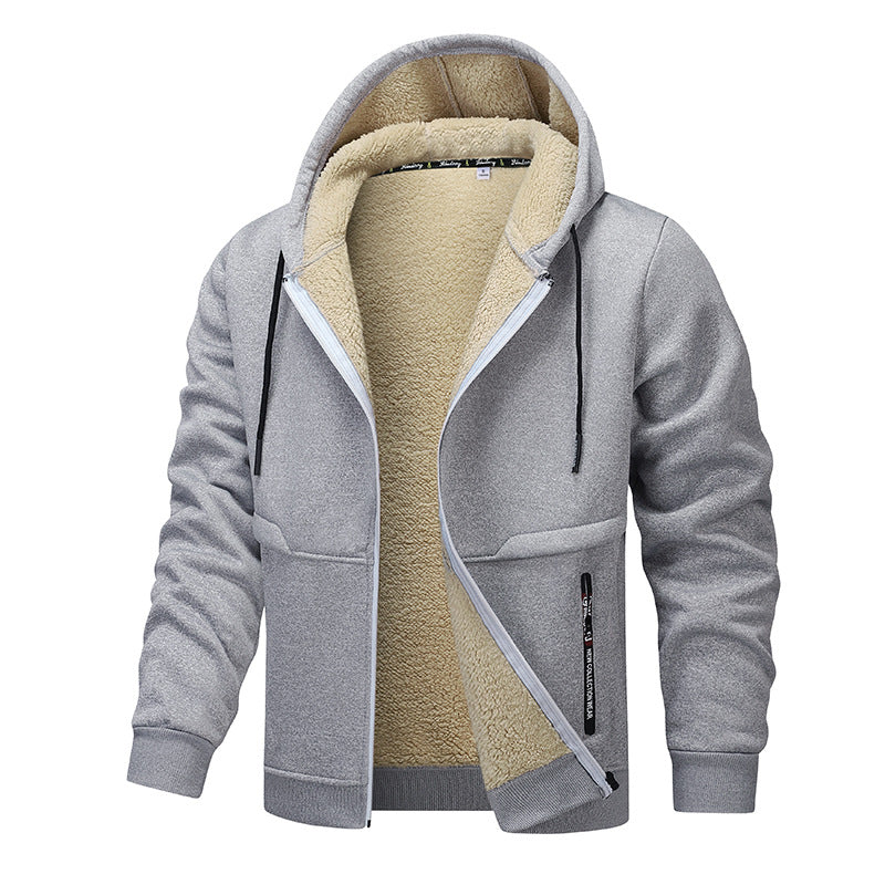 Nordspur | Schwere Kapuzenjacke mit Reißverschluss