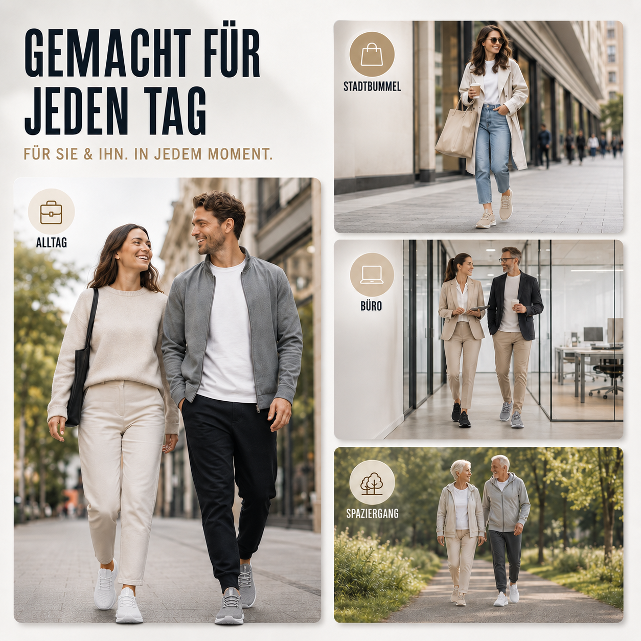 Orthopädische Herren-Walkingschuhe atmungsaktiv & leicht – OrthoStep ARON