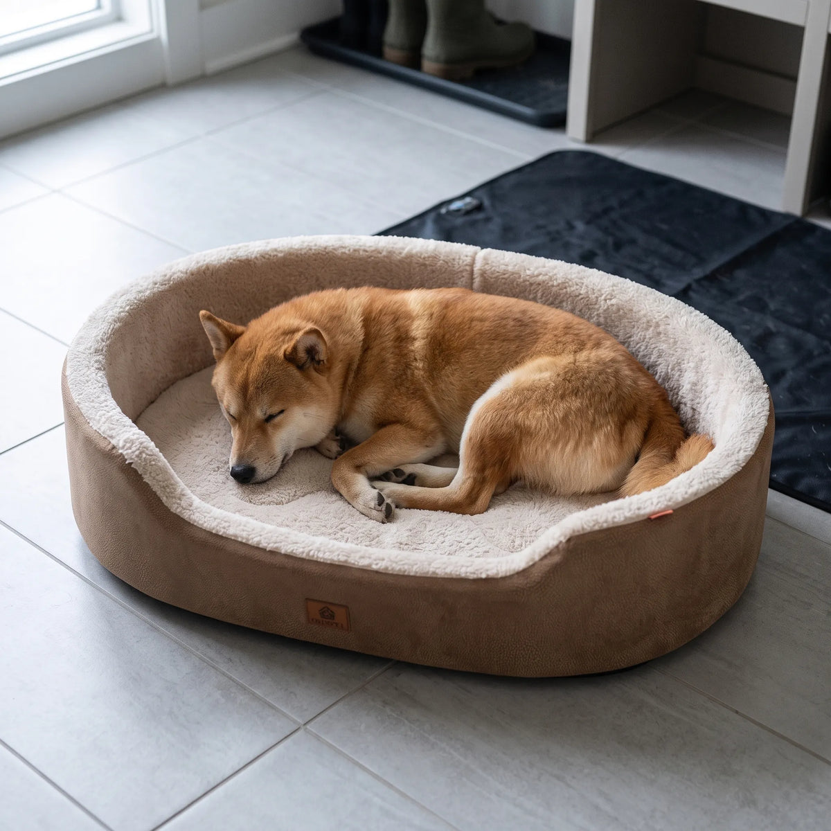 Orthopädisches Hundebett Im Couch-Stil | Wasserdichte Innenlage