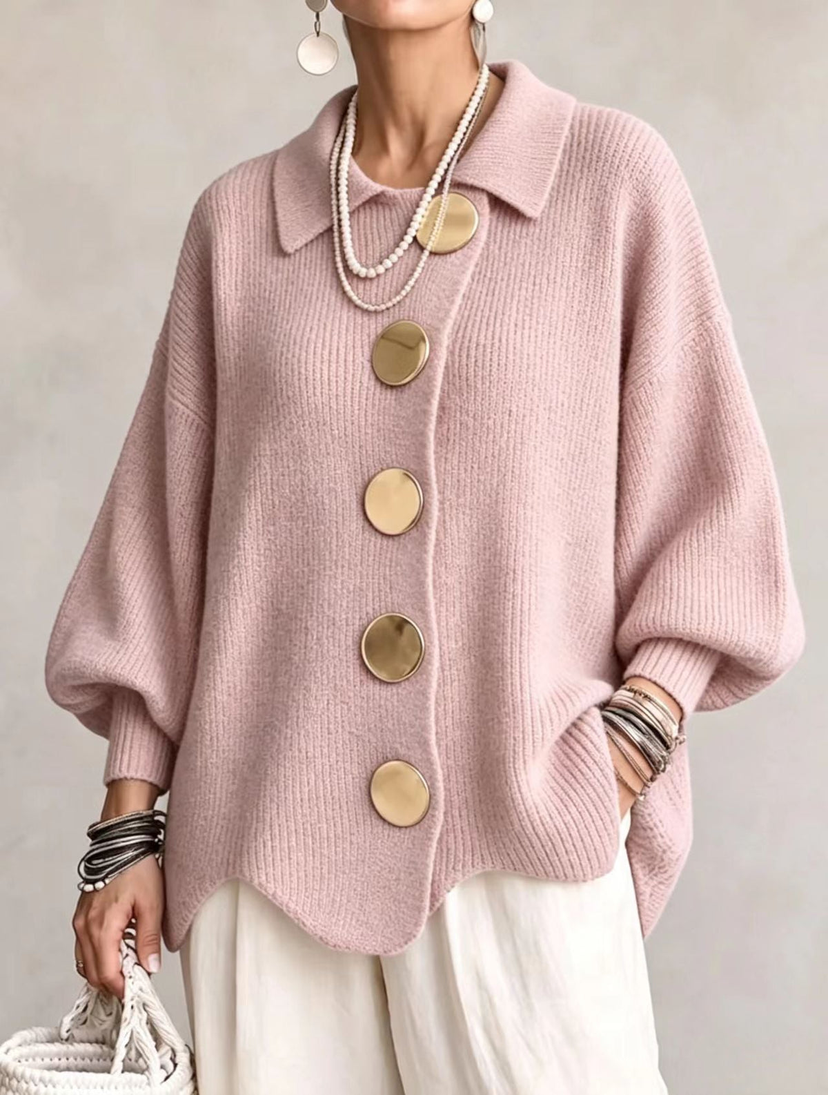 Heavyweight Oversized Cardigan