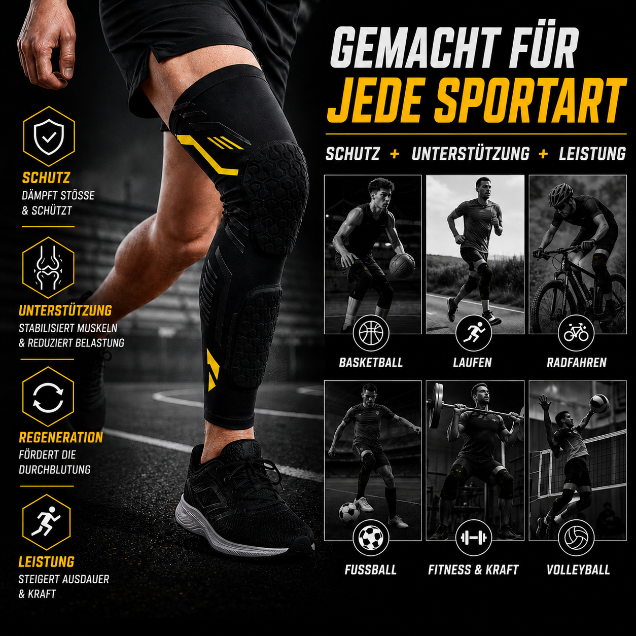 Nordspur | ProStanceX Kompressionsärmel in voller Länge
