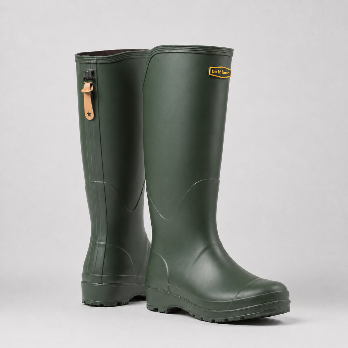 RainVale Hohe Stiefel | Schnelles Hineinschlüpfen