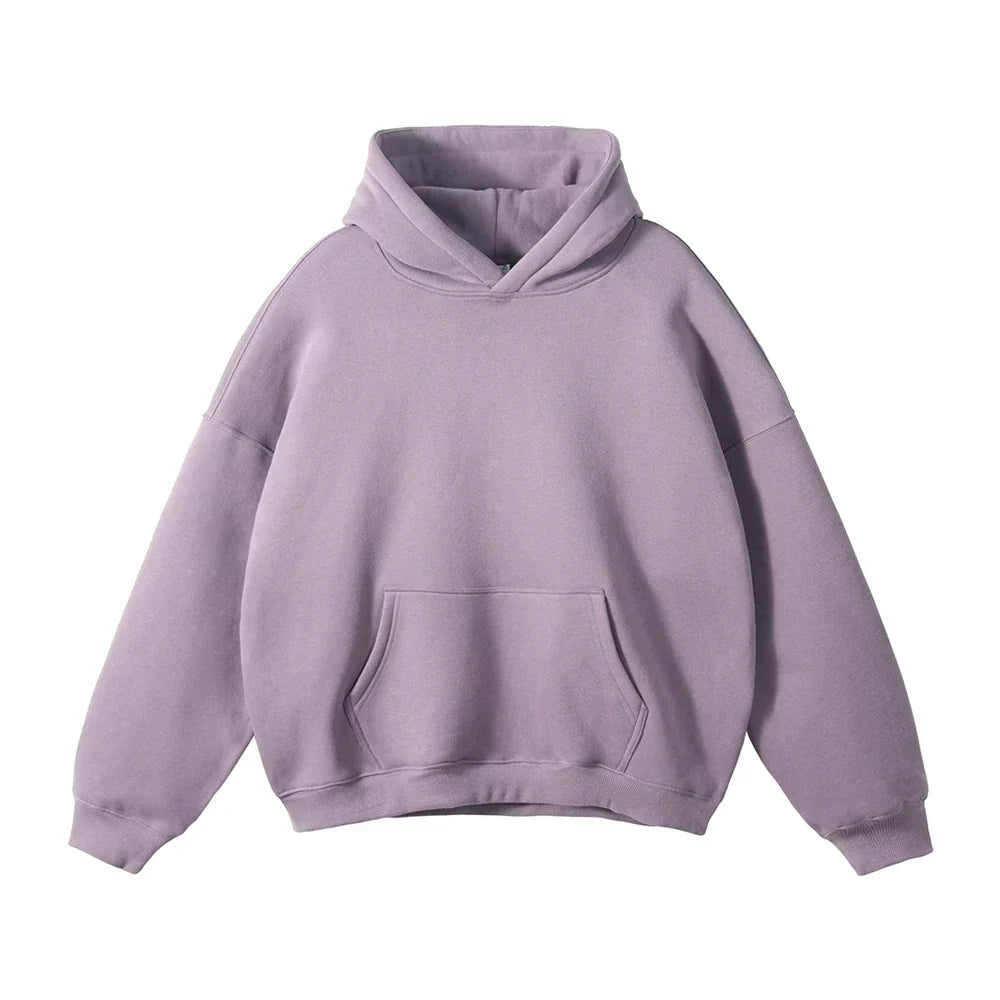 Relaxed Herren-Kapuzenpullover mit Känguru-Tasche