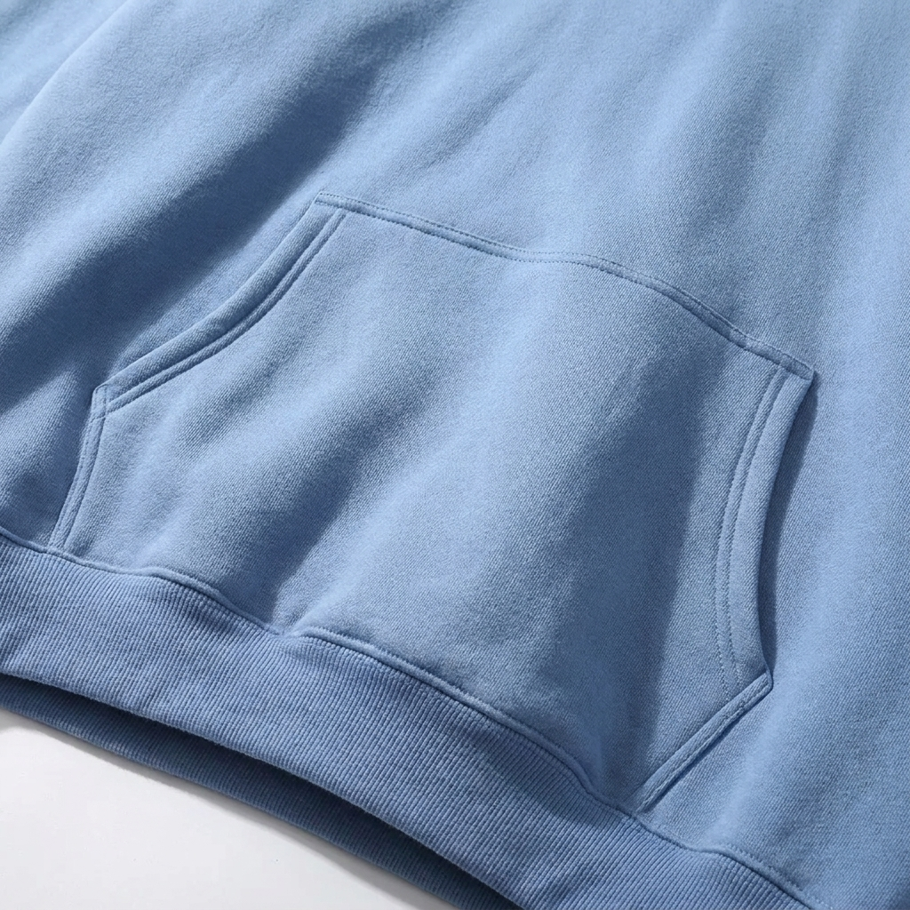 Relaxed Herren-Kapuzenpullover mit Känguru-Tasche