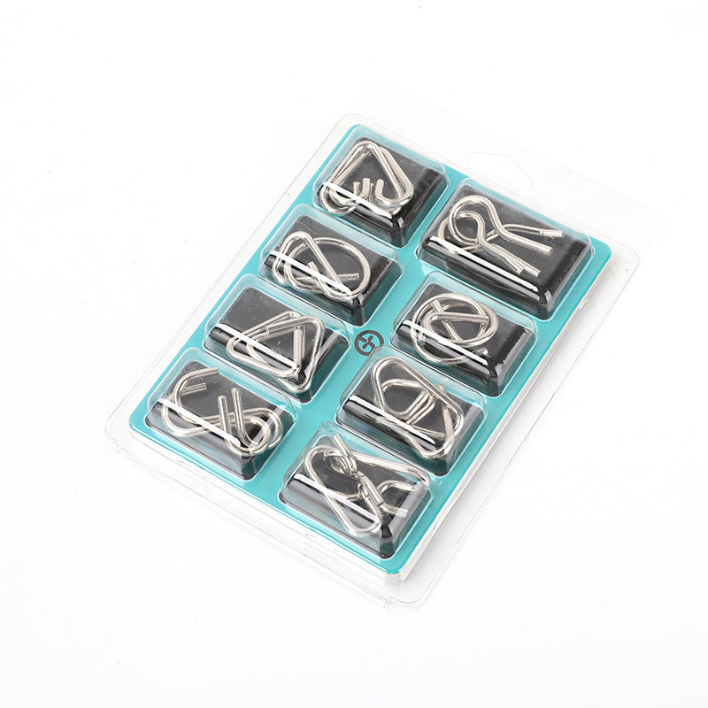Iron Link Unlock Interlock Game - Metall-Puzzle Anti-Stress für Gehirn-Herausforderung und Entspannung
