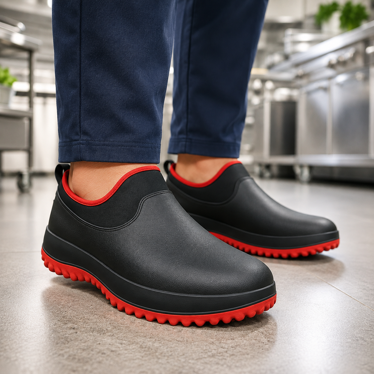 Schuhe Arbeit wasserdicht & rutschfest – SlipSafe Workwear