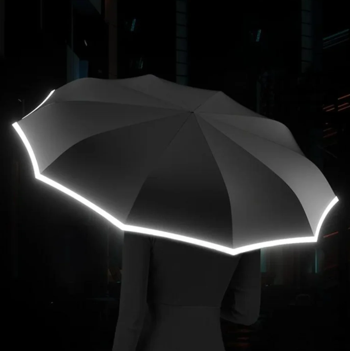 Windfester reflektierender Sicherheitsschirm