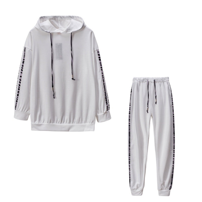 Damen Sportanzug Set aus zwei Teilen mit modernem Muster