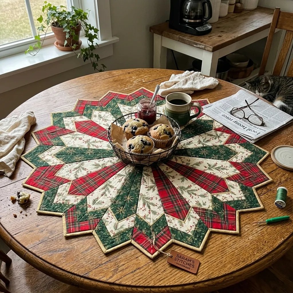 Set Schablonen für Quilting Weihnachtsstern Tischdekorationen
