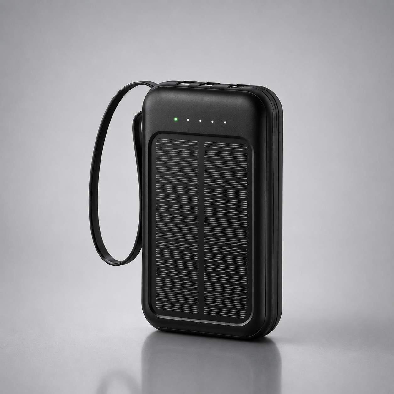 Solar Powerbank 20000mAh mit LED & Kabeln – SunCharge Ultra