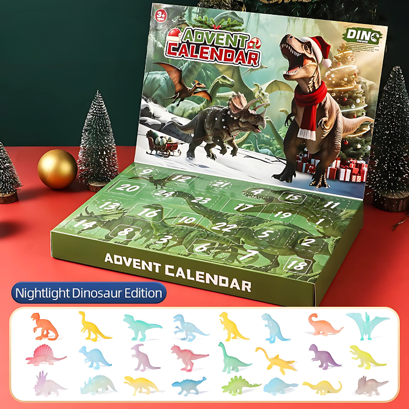 Dinozauber – 24-tägiger Adventskalender voller Überraschungen