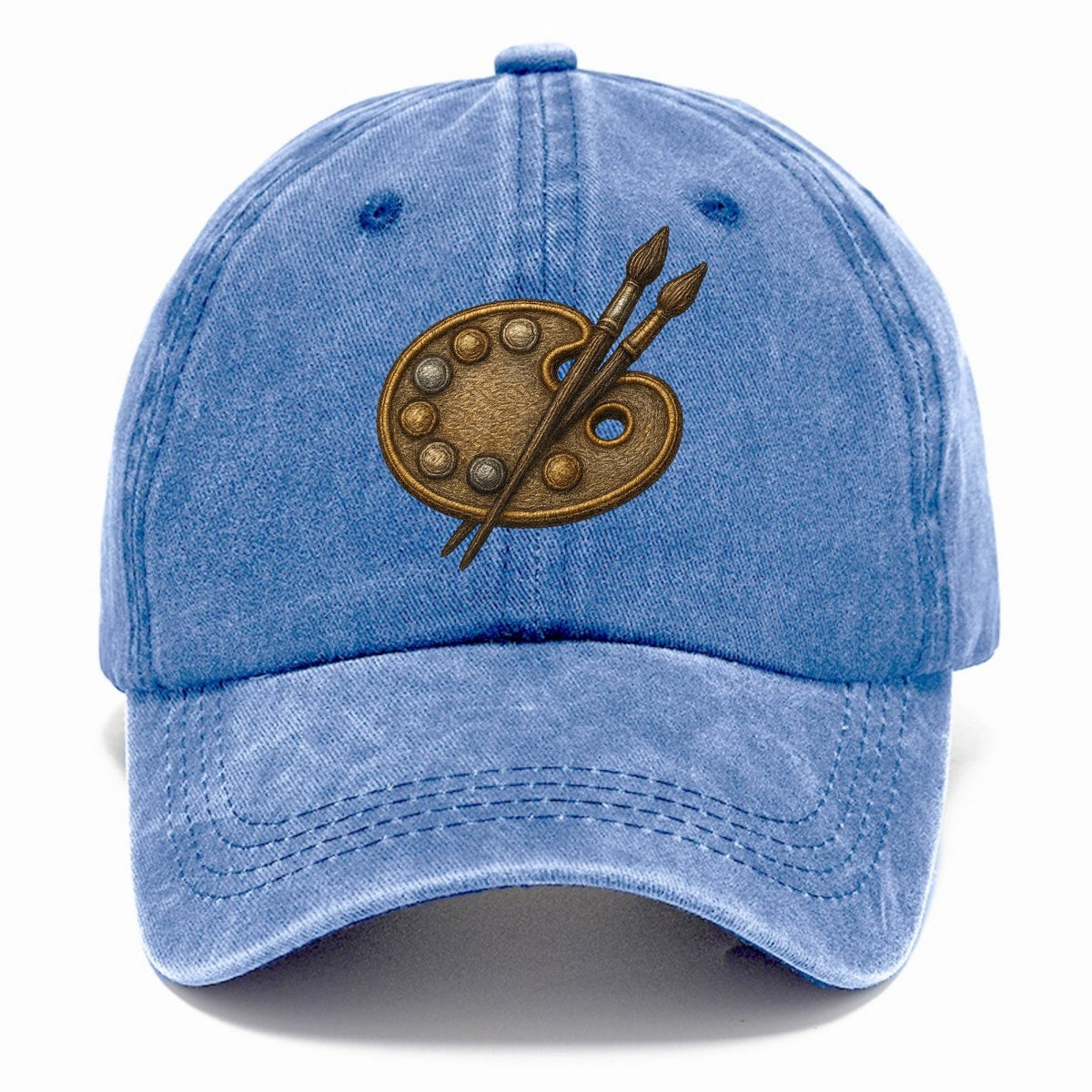 Künstlerpalette mit Pinseln - Maler-Emblem - Classic Cap