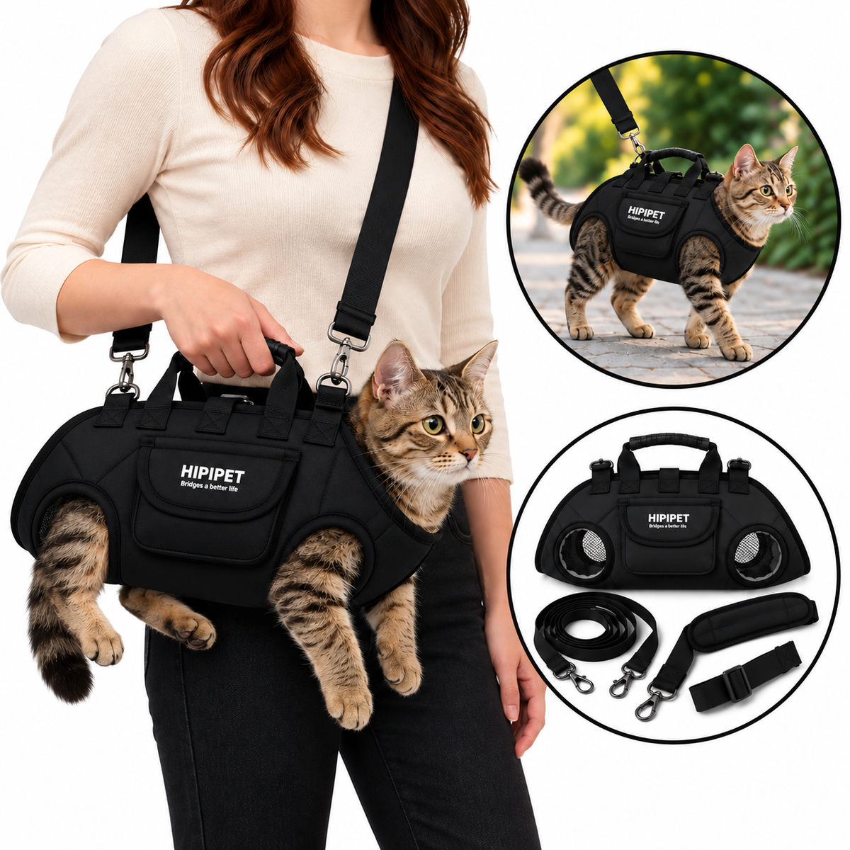 Multifunktionaler Rucksack mit Gurt