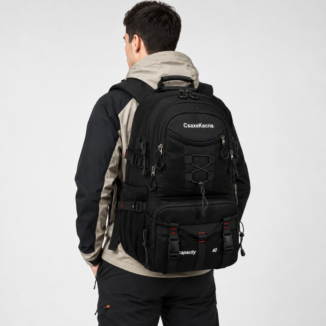 Trekkingrucksack 40L mit luftgepolstertem Tragesystem, Lurevo