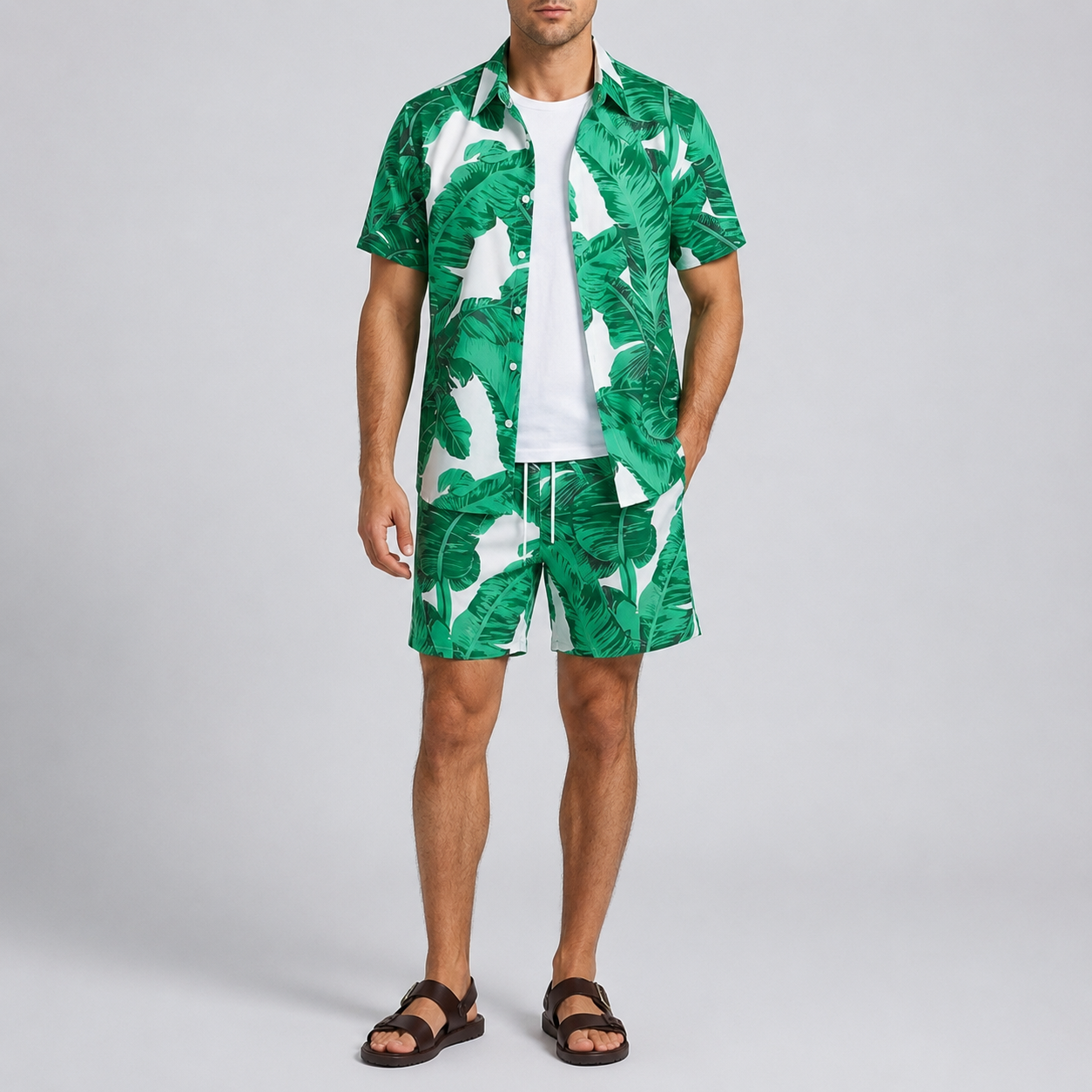 Nordspur | Tropivex Tropisches Print Hemd und Shorts Set