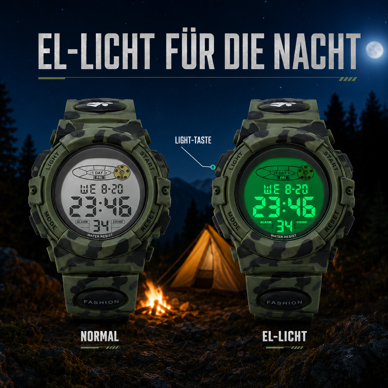 Uhren für Kinder wasserdicht & stoßfest – TimeGuard Kidswatch