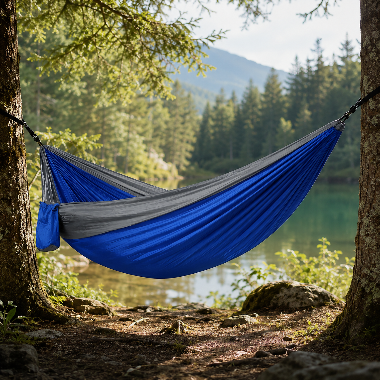 Ultraleichte Hängematte 2 Personen – SkyNest Duo