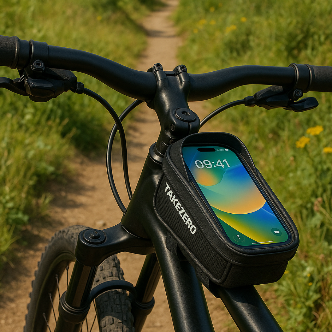 Fahrrad-Vorbau-Tasche kompakt mit harter EVA-Schale – HardRide One