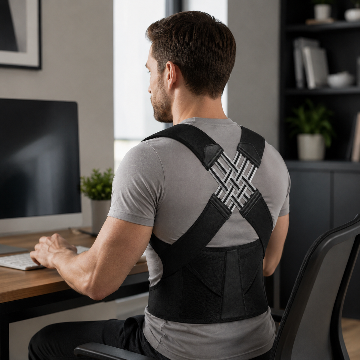 Nordspur | Verstellbare Rückenstütze Ergonomische Haltungskorrektur